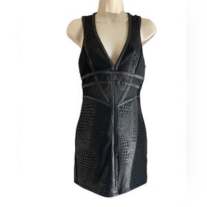 Black and White Bodycon Dress